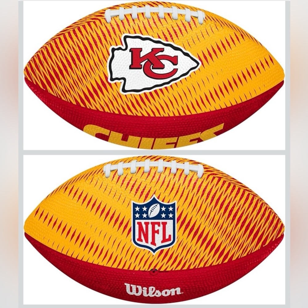 WILSON NFL Team Tailgate Football - Kansas City Chiefs, Junior Size NEW